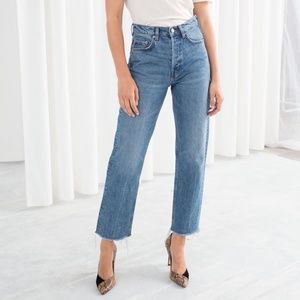 & Other Stories Straight Mid Rise Jeans